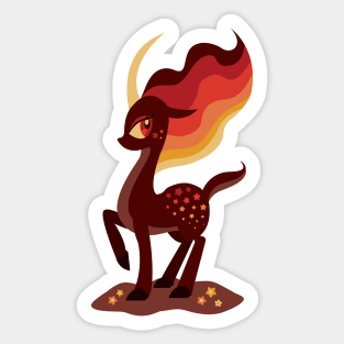 Fire in the Forest Sticker